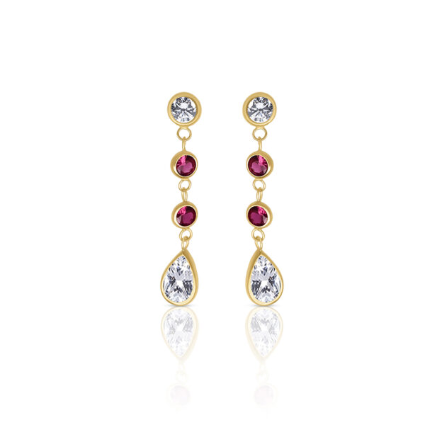 Dangling Dancing Bezel Trio