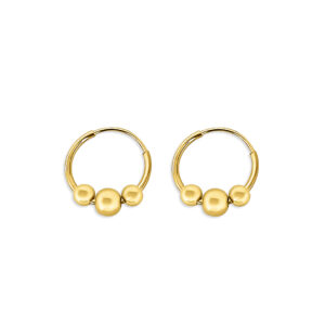 Beaded Hoop Earring