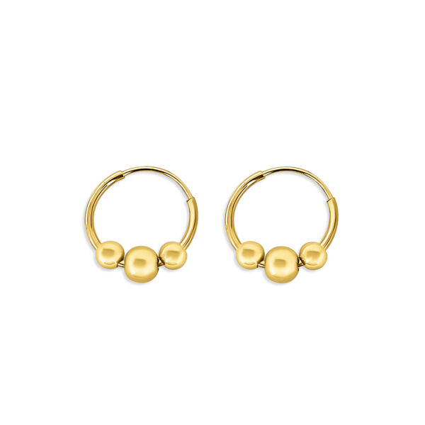 Beaded Hoop Earring