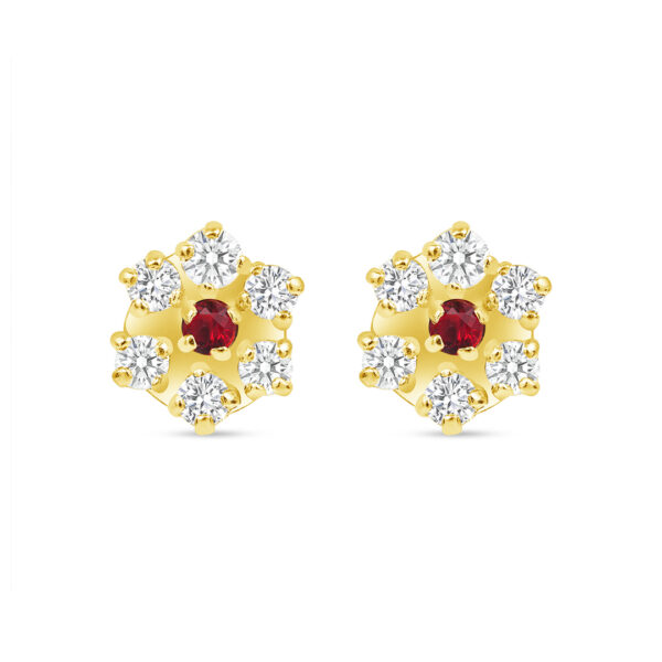 Rd Cz Petal Flower