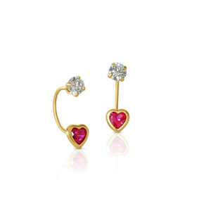 Telephone 4mm Bezel Heart