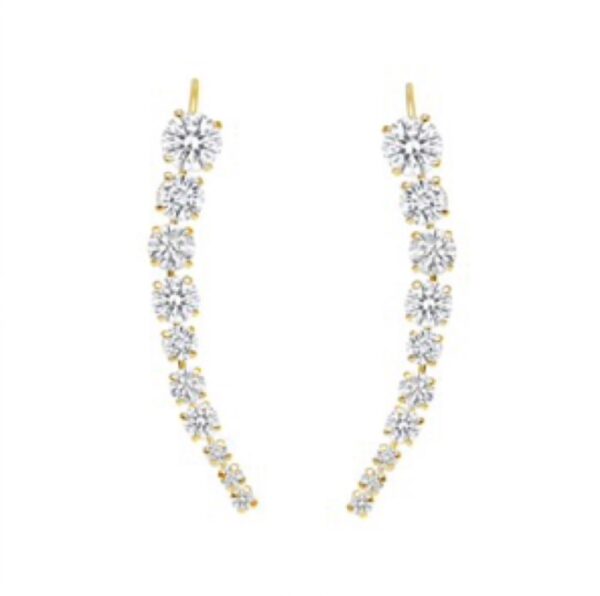 14K -10 Cz Climber