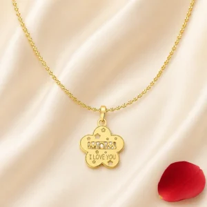 14K -I love You Mom Charm