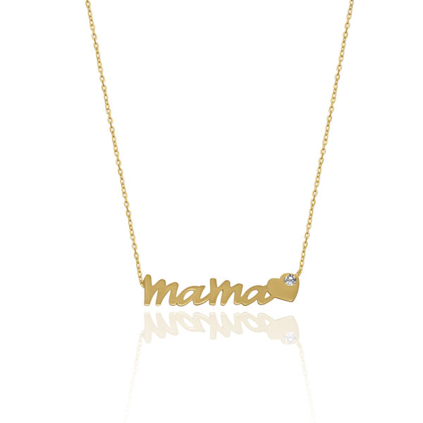 14K - Mama Nameplate Necklace
