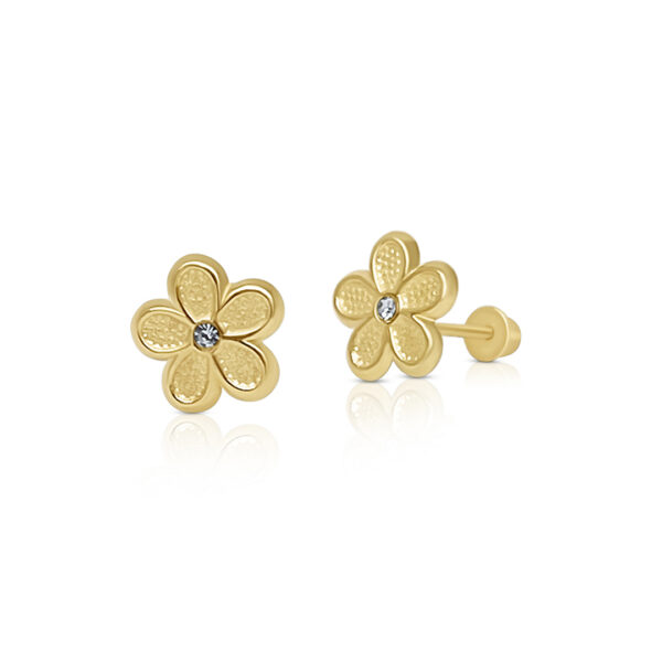 14K - Lily Flower Stud