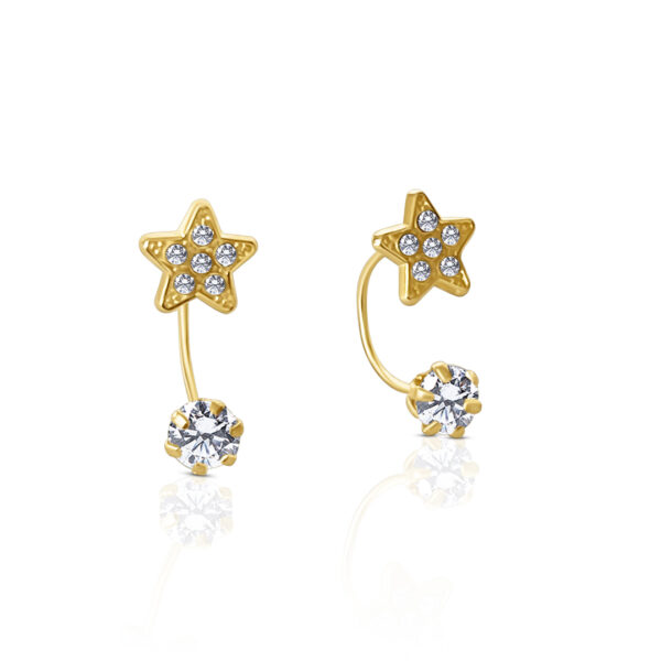 14K -Oval 2Tone Guadalupe Charm - Image 3