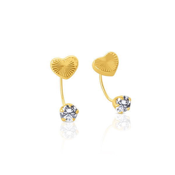 14K -Oval 2Tone Guadalupe Charm - Image 2