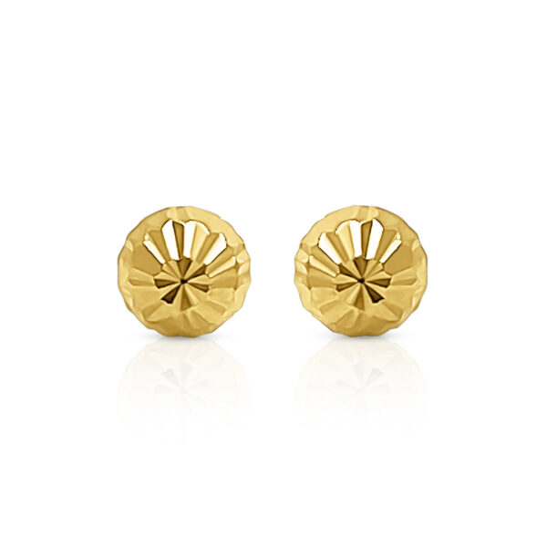 14K - 4mm DC Half Ball Stud