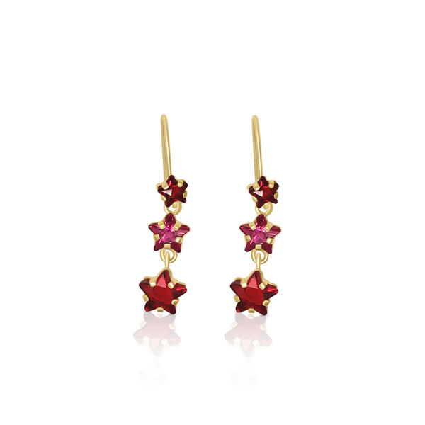 14K - Wire Three Stars