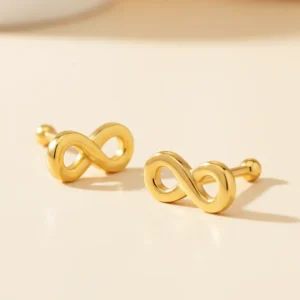 14K - Infinity Nose Piercign Bone