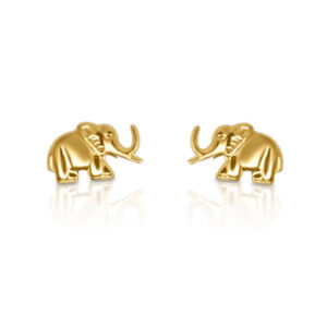 14K Sm Elephant Stud